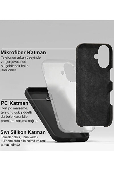 CEPSTOK iPhone 14 Pro Kılıf Lansman Premium Silinebilir Silikon