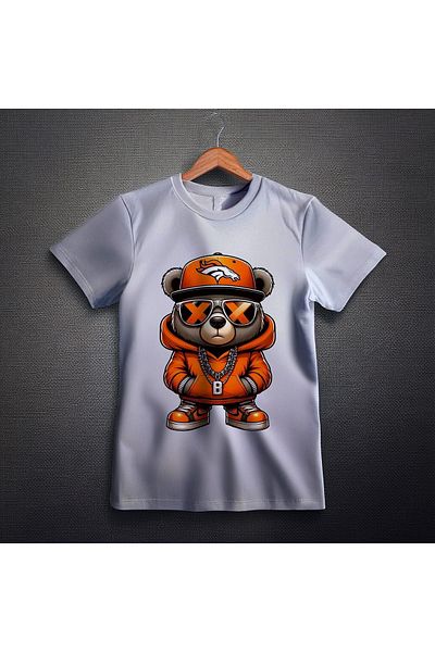 Ozzy Μπλουζάκι Unisex Teddy Bear Pattern 1 Digital Printed Tshirt