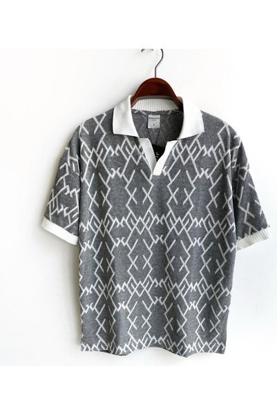 RODEZ Knitwear Polo Neck T-Shirt