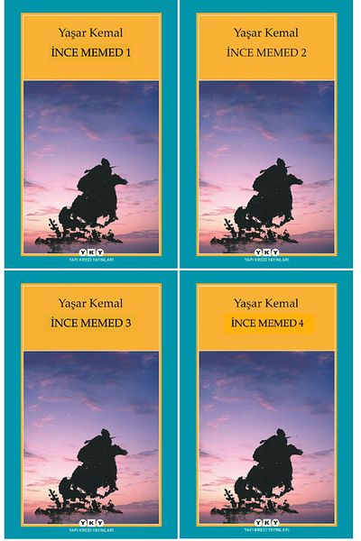Penguin Books 4 Books Set - Fine Memed Set - Fine Memed 1 - 2 - 3 - 4 / Yaşar Kemal