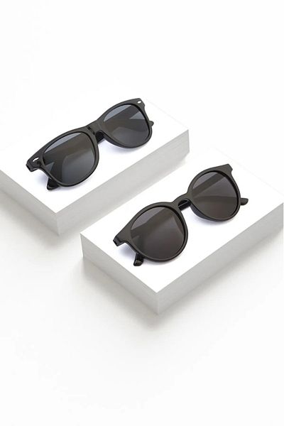 Nilu Moda 2-Piece Women's UV400 Protected Women's Sunglasses