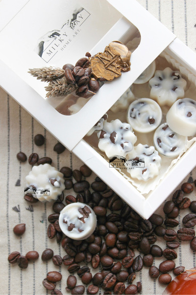 Milky Way Home Art Buhardanlık Eritme Mumu Soya Mumu Mini Mum Aromaterapi Soya Wax Mumu