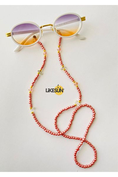 LiKESUN HOME مجموعة ماغنوليا - مجموعة النظارات والحبال النسائية المطرزة