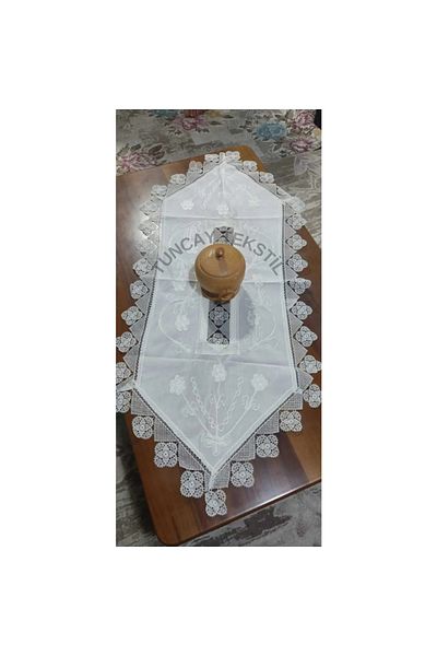 TUNCAY TEKSTİL buldan embroidery weed silk authentic runner