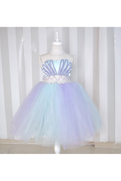 Moda Sitesi زي الأميرة حورية البحر، زي حورية البحر للفتيات، فستان حورية البحر