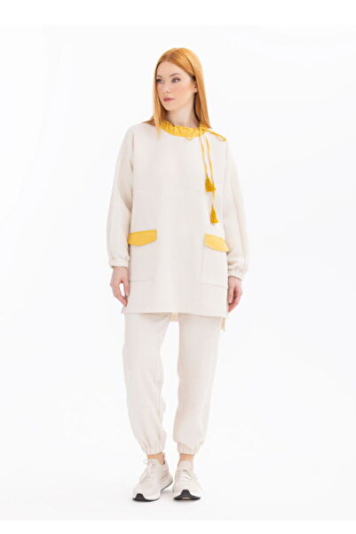 SEÇİL 1002 AKSESUASRLI SWEATSHİRT 11242101501002 QYS AKSESUARLI SWEATSHİR #24-07#