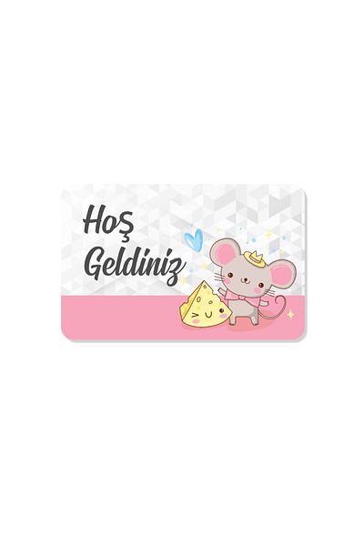 M&H Quality Добре дошли - Декоративна, миеща се изтривалка за външни и вътрешни врати