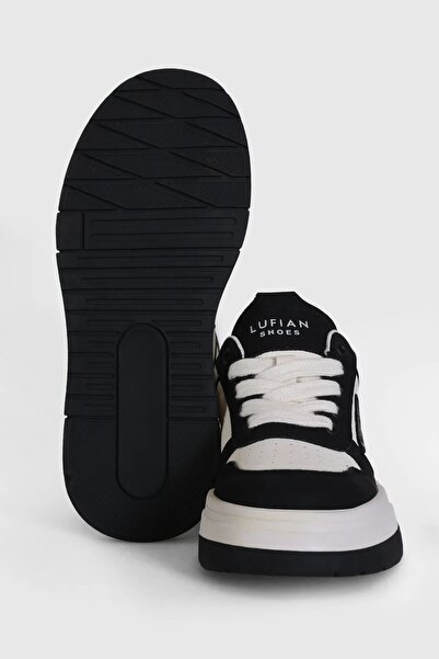Lufian 122230018 Jennıfer Sneaker Unisex Deri Spor Ayakkabı Siyah