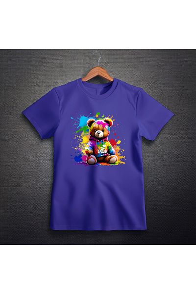 Ozzy Μπλουζάκι Unisex Teddy Bear Pattern 2 Digital Printed