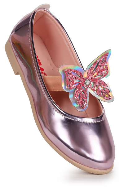 Kiko Kids Pantofi de balerină pentru fete Menz Butterfly Elastic