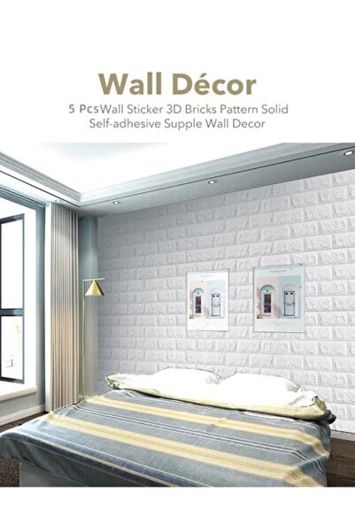 Primo Plus 5-Piece Wall Sticker Set White