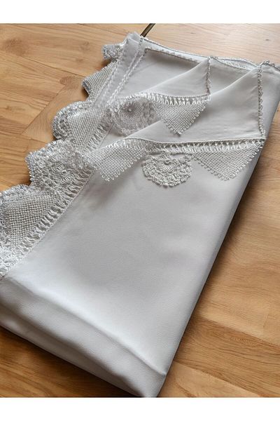 TUTUYA TEXTIL Needle Embroidered Prayer Cover Mevlit Cover Shawl