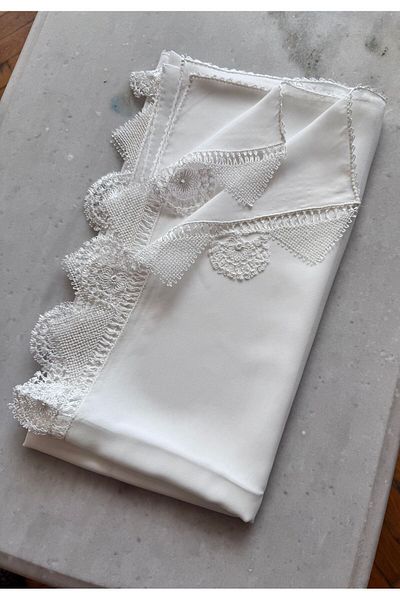 TUTUYA TEXTIL Needle Embroidered Prayer Cover Mevlit Cover Shawl