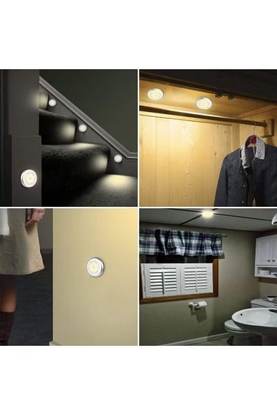 Primo Plus 6-Piece Under Cabinet LED Lights with Sensor Warm White