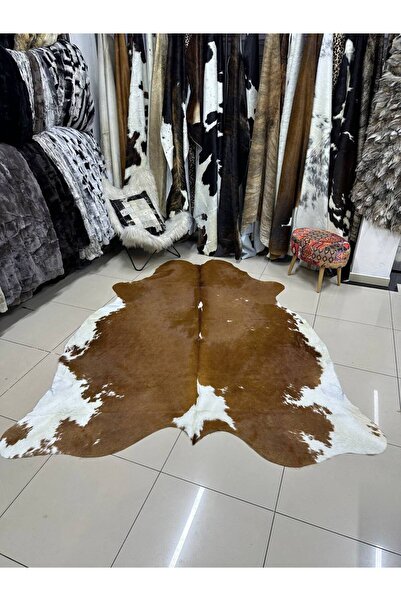 Wonder Fur Kahverengi Doğal Dana Derisi Postu