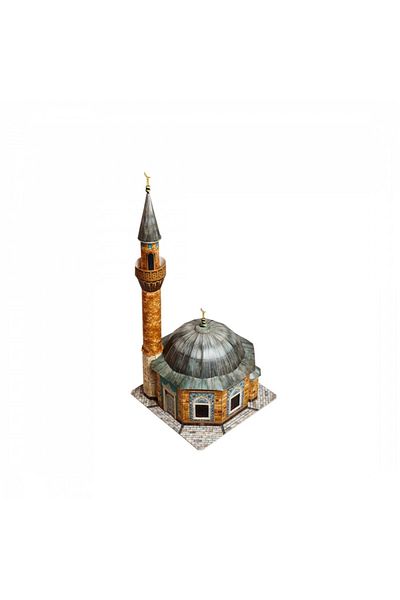 Quezzquality Mansion Mosque 3D Cardboard Model Puzzle Gift Puzzle