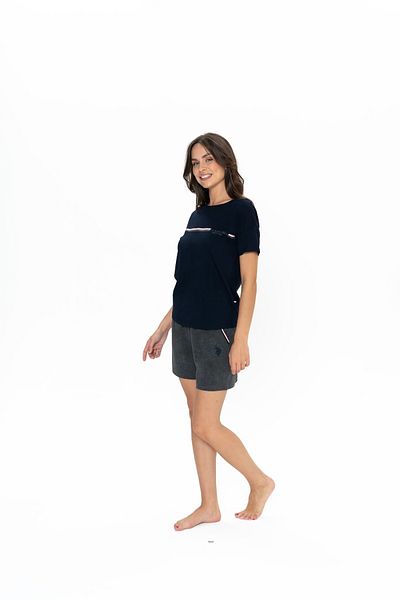 U.S. Polo Assn. Set de pijamale pentru femei U.S. Polo Assn. Albastru închis