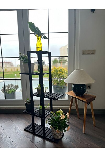 MarangozDede MARANGOZ DEDE 115 CM BOYUNDA SAKSILIK ÇİÇEKLİK DEKORATİF RAF