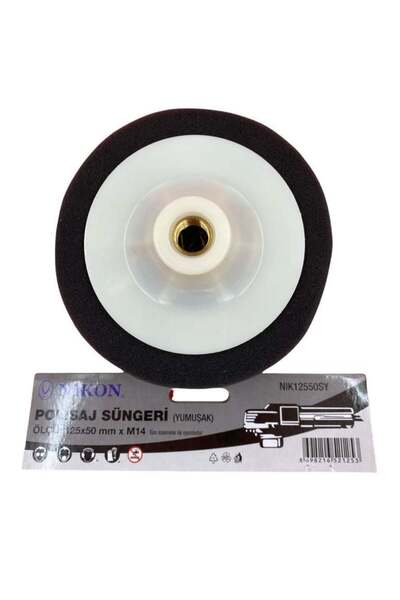 NİKON Nık12550sy Pasta Cila Polisaj Süngeri 125x50 Mm - Yumuşak