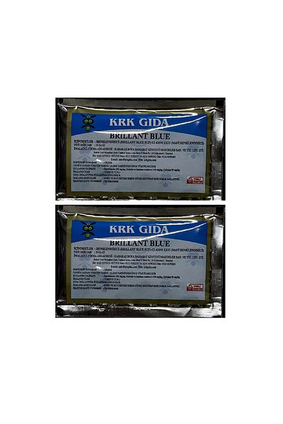 Krk Gıda Powder Blue Food Dye - 9 Gr 2 Colorants