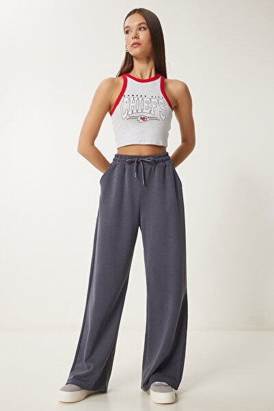 Lovelyİstanbul Φούτερ Smoked Modal Wide Leg - LUB0070