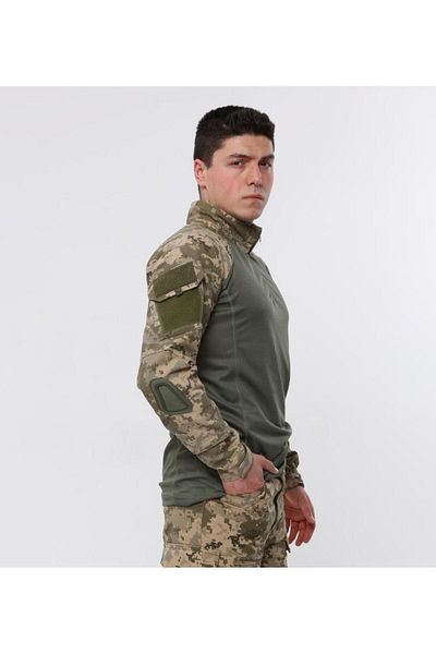 SINGLE SWORD Ανδρικό μπλουζάκι Combat Polo Neck με σχέδιο μανίκι