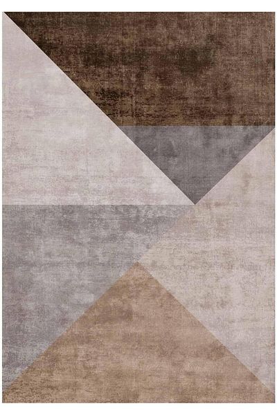 Bamyum Barty Bedruckter Teppich Chenille-Druck Maschinell Hergestellt 120 x 280 cm Multicolor Teppich