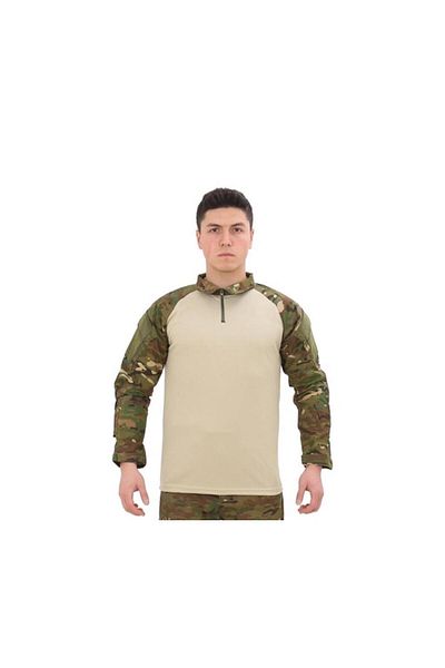 SINGLE SWORD Ανδρικό μπλουζάκι Combat Polo Neck με σχέδιο μανίκι