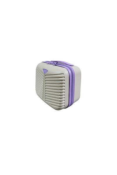 Monte Lui Τσάντα μακιγιάζ Los Angeles Polo Club Beige Lilac - Mnt 115
