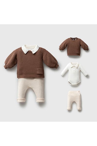 Nipperland Thessaloniki Braided Set 0-12 Months