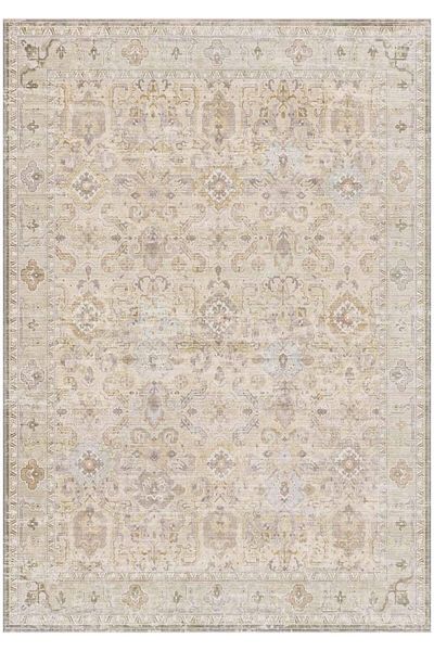 Bamyum Ryella Bedruckter Teppich Chenille-Druck Maschinell Hergestellt 80 x 150 cm Multicolor Teppich