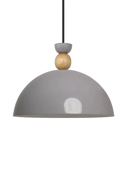 Bamyum Yimpi Küchenlampe Hängend Vintage Ø30 cm, Hängelampe Küche Grau
