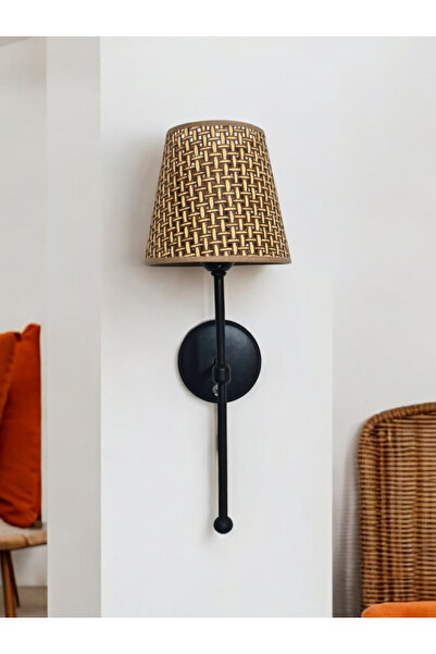 Bubihome Pilli Aplik, Kablosuz Led Aplik, Hasır Aplik , Elektrik Gerektirmez