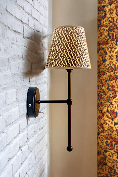 Bubihome Pilli Aplik, Kablosuz Led Aplik, Hasır Aplik , Elektrik Gerektirmez