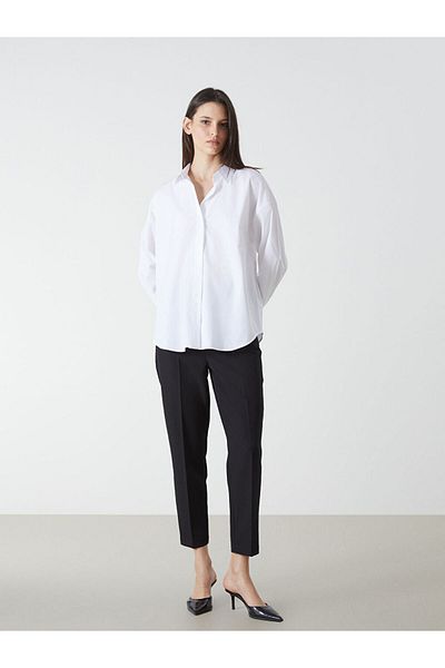 LC Waikiki Duz Oversize Γυναικείο Πουκάμισο - S5HV52Z8