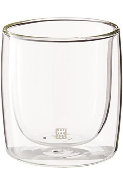 STOREMAX Ntwork Sorrento Double Glass 2 Whiskey Glasses, 266 Ml, Glass, Transparent Glass Art 1087243