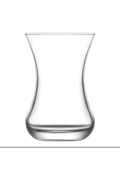 STOREMAX Ntwork Bunch of 6 Tea Cups, 135 Cc, Glass Art 1087243