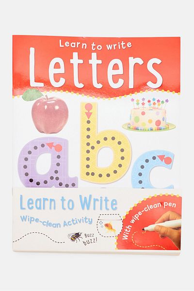MILES KELLY Learn To Write Clean Workbook, White