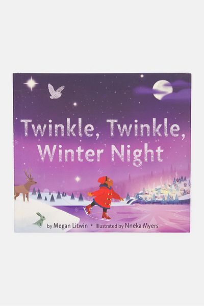 Megan Litwin Twinkle, Twinkle, Winter Night Story Book, Purple
