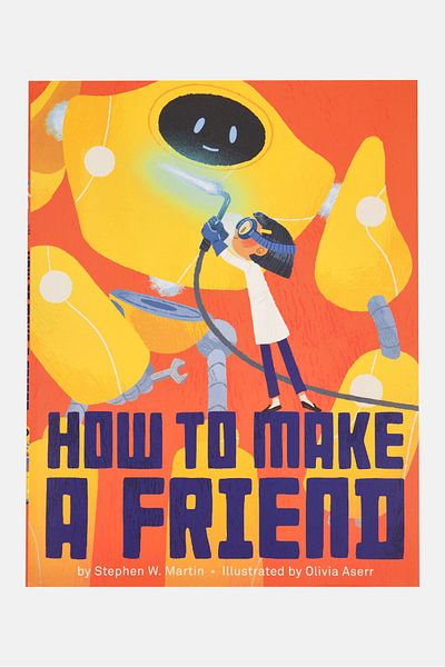 Stephen W Martin How To Make A Friend Book, Orange