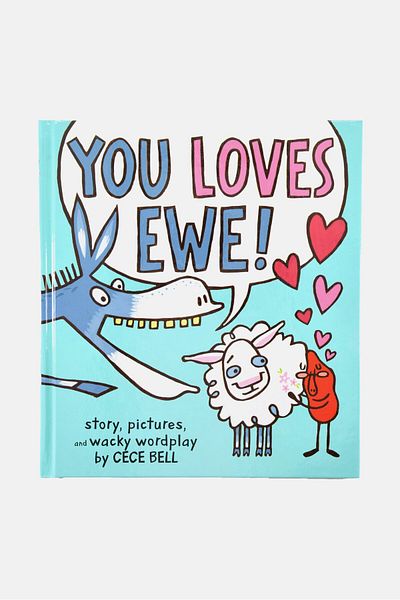 Cece Bell You Loves Ewe Book, Turquoise