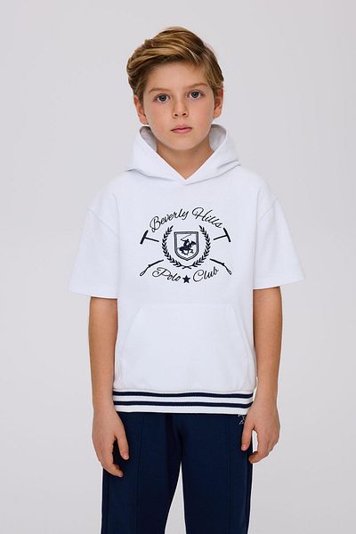Beverly Hills Polo Club Bg Store Boy's White Tracksuit Top