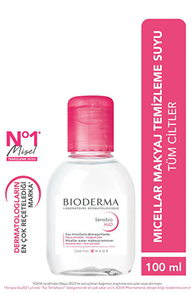 Bioderma Sensibio H2O Micellar Make-Up Cleansing Water for Sensitive and Normal Skin 100 ml