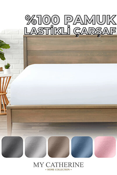 My Catherine Fitted Sheet 100% Cotton Single and Double - Combed Cotton Fabric Luxury Comfort Softness and Durability