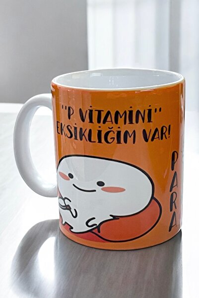 I'm Deficient in Vitamin P Coin Mug | Pearl Porcelain Mug