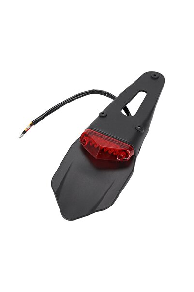 choice2 red Motorcycle Universal 12V LED Taillight Brake Lamp With Rear Fende...