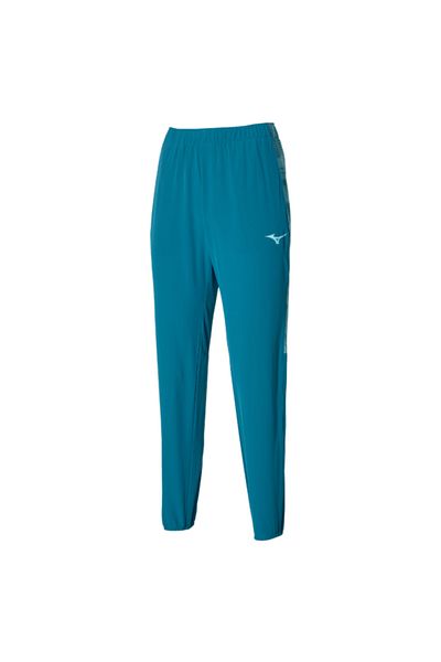 MIZUNO Pantaloni de trening albaștri pentru femei - Design pantaloni cu imprimeu Charge