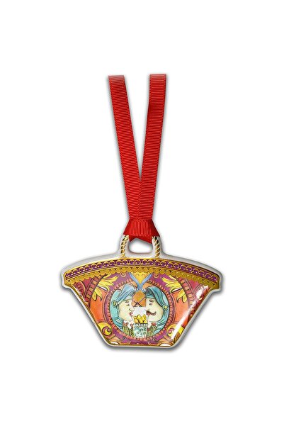 Baci Milano Joke Sicily Le Gioie Dekoratif Figür Sicilya Çantası Fuşya