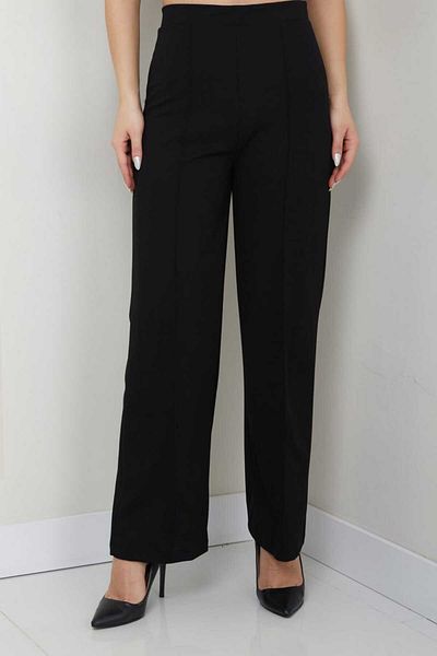 Santra Wide Leg Front Drawstring Waist and Leg Area Gathering Pants
