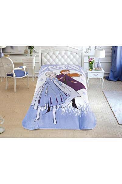 Taç Lisanslı Battaniye Frozen 2 Snow Tek Kişilik